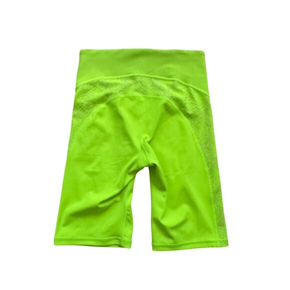 ATHLETA Women's Stay Fly 9" Neon Lime Yellow Shorts Size XS - Picture 3 of 7